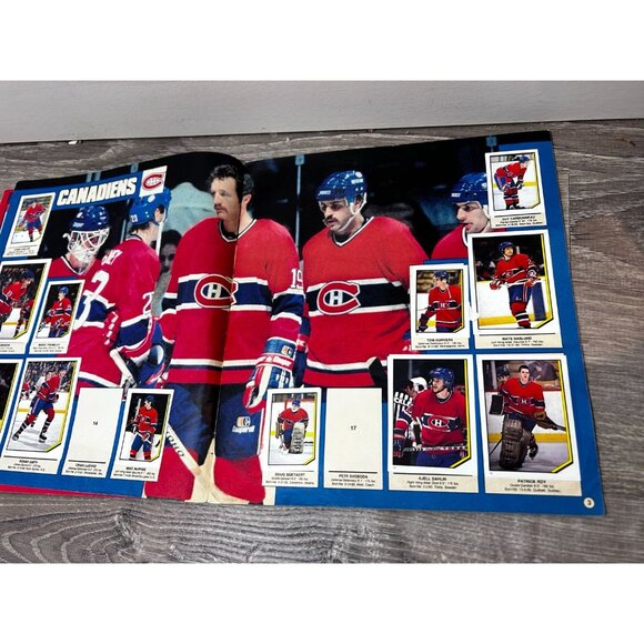 1986 O-Pee-Chee NHL Hockey Sticker EMPTY Album Patrick Roy Stanley - Picture 3 of 7